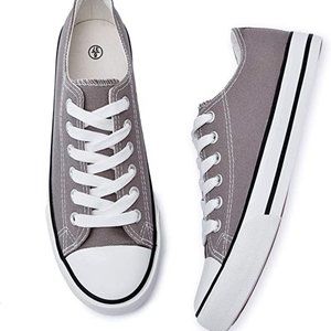 Adokoo Womens Cute Sneakers Low Cut, Size 5